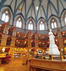 library interior ottawa parliament